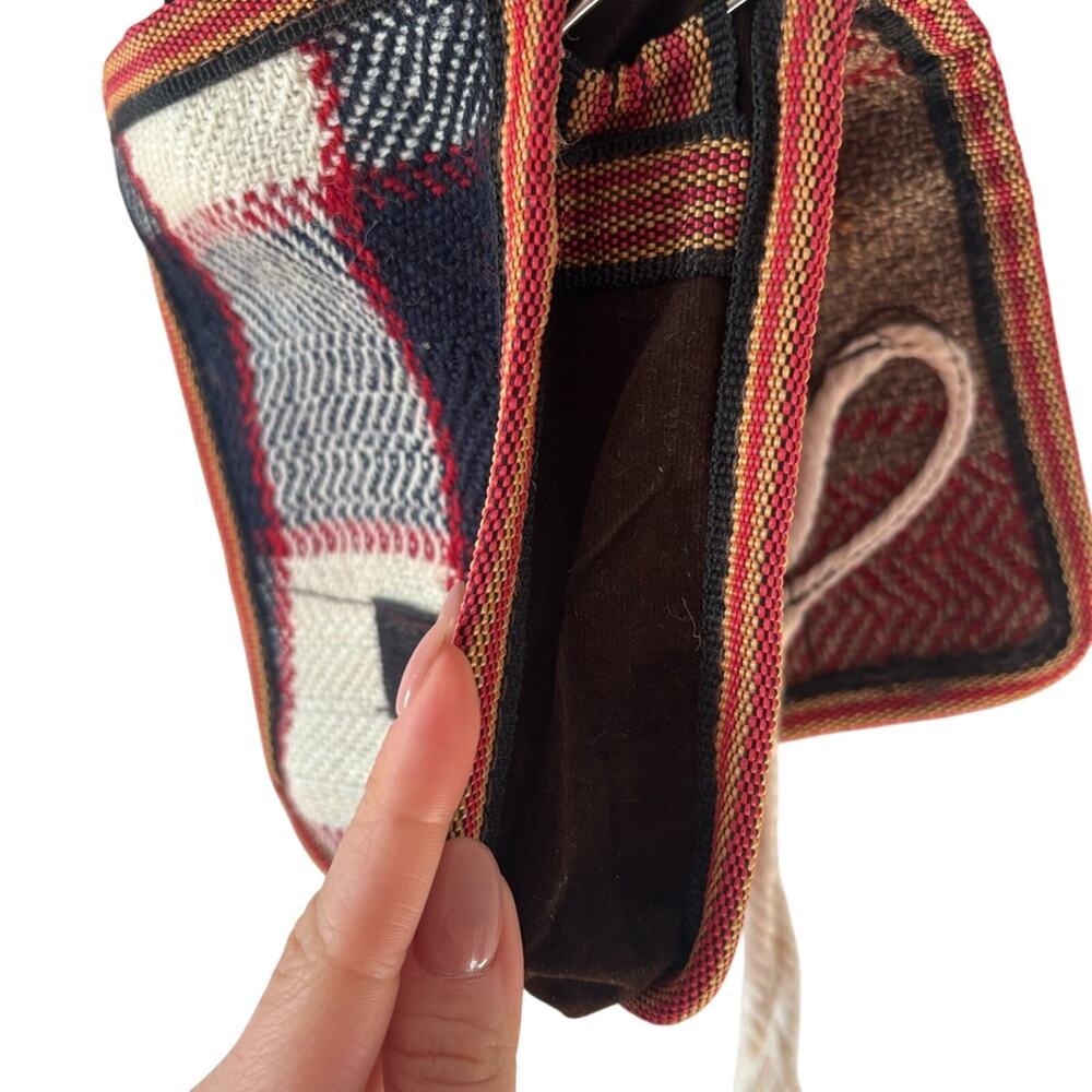 Handmade Boho Crossbody Bag Woven Festival Shoulder Purse Ethnic Kilim - Picture 8 of 13